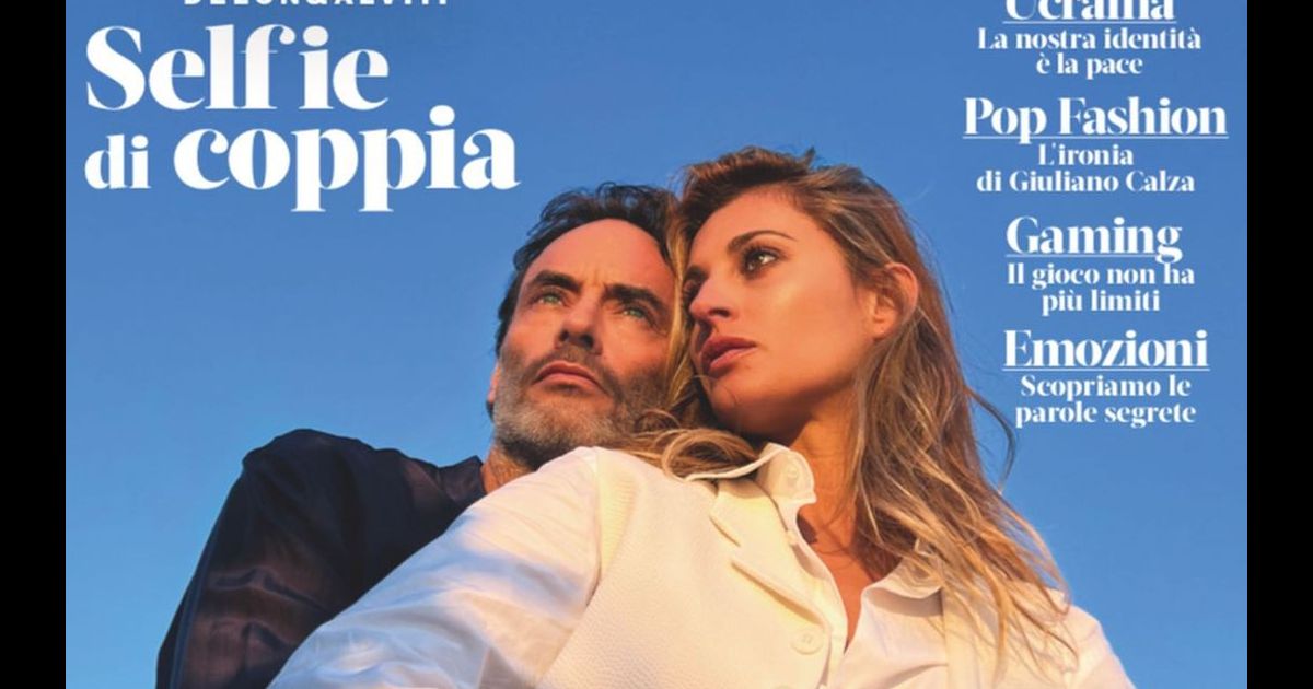 Anthony Delon Et Sa Compagne Sveva Alviti En Couverture Du Magazine Marie Claire Italia Avril