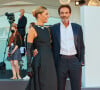 Anthony Delon et sa compagne Sveva Alviti lors de la cérémonie d'ouverture de la 77ème édition du festival international du film de Venise (Mostra).