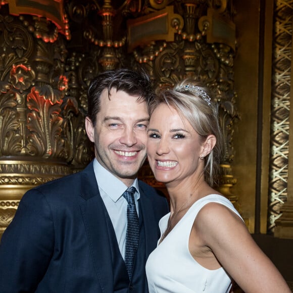 Exclusif - Elodie Gossuin-Lacherie et son mari Bertrand Lacherie - Avant-première de la nouvelle saison "Festival Pirates et Princesses" de Disneyland Paris au Palais Garnier à Paris, France, le 9 mars 2018 © Cyril Moreau/Bestimage 