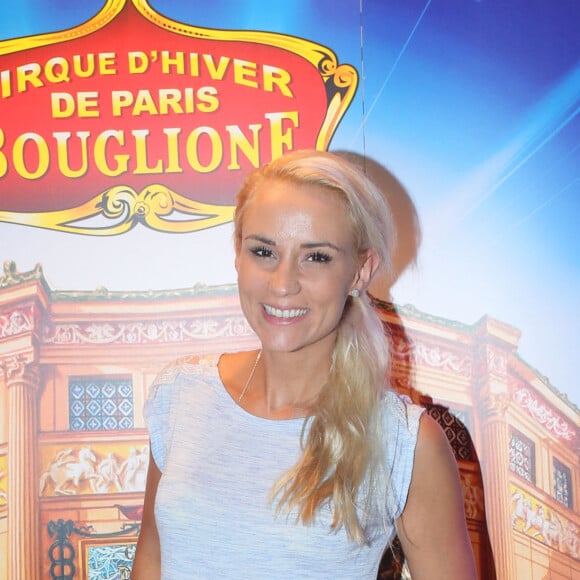 Exclusif - Elodie Gossuin au nouveau spectacle du cirque Bouglione, au cirque d'hiver à Paris, le 8 octobre 2016. © CVS/Bestimage 