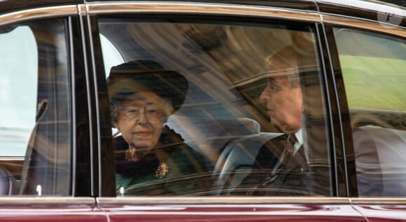 La reine Elisabeth II d'Angleterre, Le prince Andrew, duc d'York - Service d'action de grâce en hommage au prince Philip, duc d'Edimbourg, à l'abbaye de Westminster à Londres le 29 mars 2022.