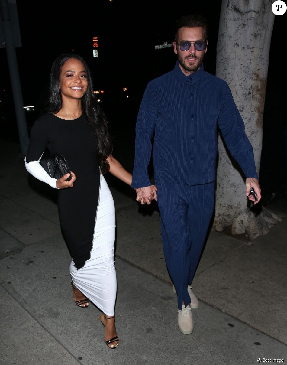 Exclusif - Christina Milian, Matt Pokora - Les célébrités arrivent à la