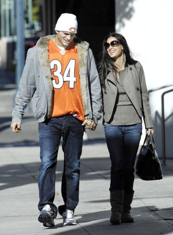 Ashton Kutcher et Demi Moore en 2007.