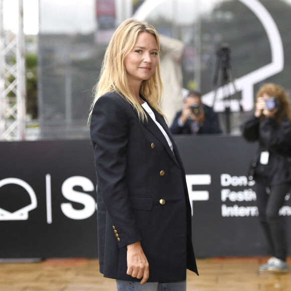 Virginie Efira à son arrivée à l'hôtel Maria Cristina, lors du 69ème Festival International du Film de San Sebastian. Le 20 septembre 2021 © Future-Image / Zuma Press / Bestimage 