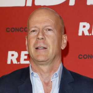 Bruce Willis lors du photocall du film "Red 2" a l'hotel Mandarin Oriental a Munich.