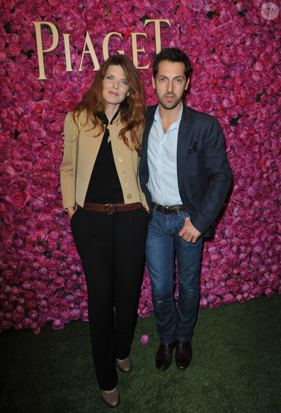 Gwendoline Hamon et Frederic Diefenthal- Paris le, 13 Juin 2013 - Soiree privee Piaget a l'Orangerie Ephemere dans le jardin des Tuileries 