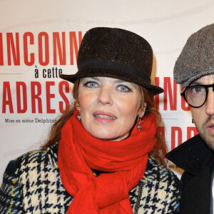 Gwendoline Hamon, Frederic Diefenthal - 200eme representation de la piece " Inconnu a cette adresse " au theatre Antoine a Paris le 25 fevrier 2013.