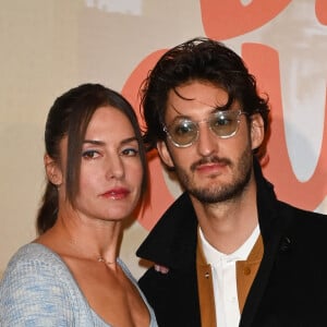 Natasha Andrews et son mari Pierre Niney - Avant-première du film "Les Bad Guys" au cinéma Publicis à Paris. Le 1er avril 2022. © Coadic Guirec / Bestimage