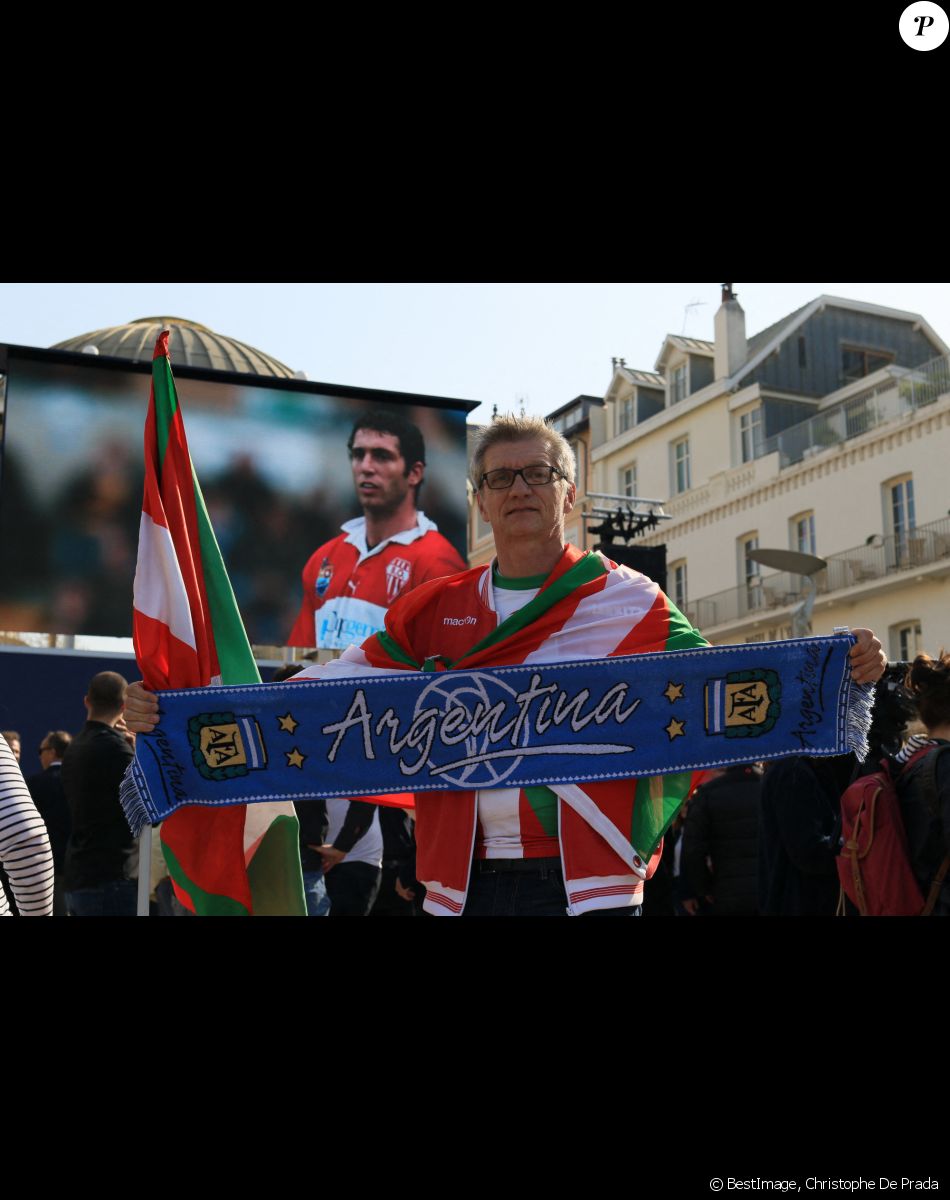 Obsèques de Federico Martin Aramburu (ancien rugbyman du Biarritz Olympique, tué par balles samedi 19 mars 2022 à Paris) en l'église Sainte-Eugénie à Biarritz, le 26 mars 2022.
