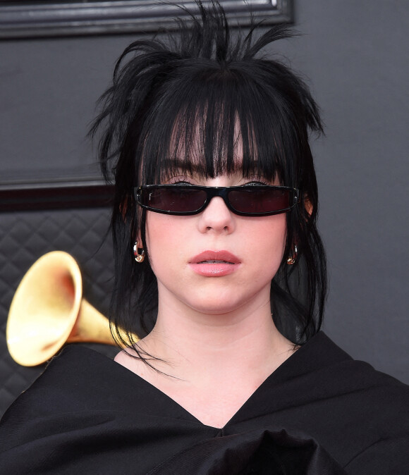 Billie Eilish au photocall de la 64ème édition des Grammy Awards au MGM Grand Garden à Las Vegas le 3 avril 2022. 