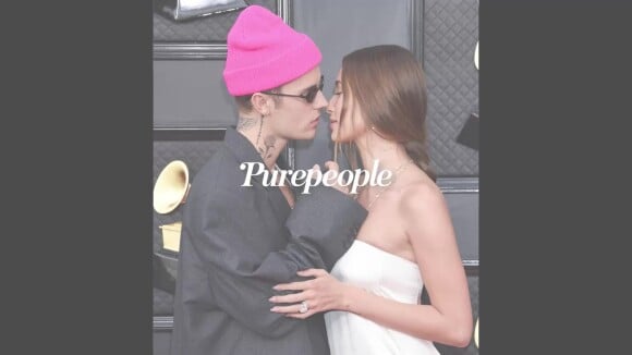 Justin et Hailey Bieber câlins pour leurs premiers Grammy Awards, l'amour à Las Vegas