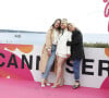 Marie-Ange Casta, Louane Emera et Anne Marivin - Photocall de la série "Visions" lors de la 5ème saison du festival International des Séries "Canneseries" à Cannes, France, le 3 avril 2022