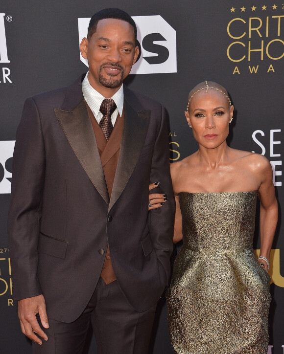 Jada Pinkett Smith, Will Smith au photocall de la cérémonie de la 27ème édition des Critics Choice Awards à Los Angeles le 13 mars 2022. 