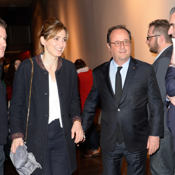 Julie Gayet et François Hollande - Première du film "The Ride" au MK2 Bibliothèque à Paris. Le 26 janvier 2018