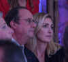 Exclusif - Julie Gayet marraine de la soirée et son compagnon François Hollande, ancien Président au diner de gala au profit de la lutte contre le cancer du sein organisée par l'association Courir pour elles au château de Chapeau Cornu à Vignieu dans l'Isère, France