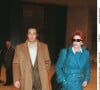 Gérard Lanvin et sa femme Jennifer assistent à un défilé de mode à Paris
