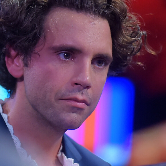 Mika sur le plateau de l'émission "Che Tempo Che Fa" à Milan, Italie, le 6 octobre 2019. 