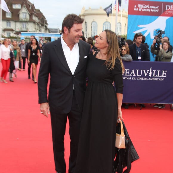 Vanessa Demouy et son mari Philippe Lellouche - Avant-première du film "Everest" et soirée d'ouverture lors du 41ème Festival du film américain de Deauville, le 4 septembre 2015. 