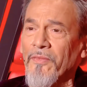 Florent Pagny très ému lors des battles de "The Voice 11" - Émission du 9 avril 2022, TF1
