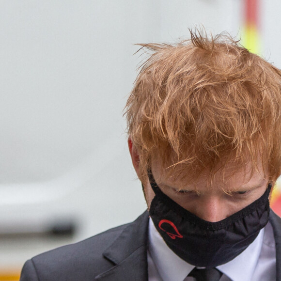 Ed Sheeran arrive au tribunal à Londres, le 14 mars 2022. © Tayfun Salci/Zuma Press/Bestimage 