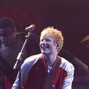 Ed Sheeran (Brit auteur compositeur de l'année) - Scène des Brit Awards 2022 à l'O2 Arena à Londres le 8 février 2022.