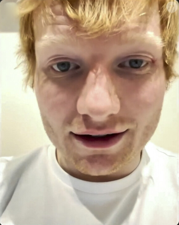 Screenshot of Ed Sheeran, sur ses réseaux sociaux