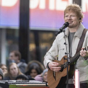Ed Sheeran sur le plateau de l'émsission de NBC "The Today Show" à New York, le 9 décembre 2021. 