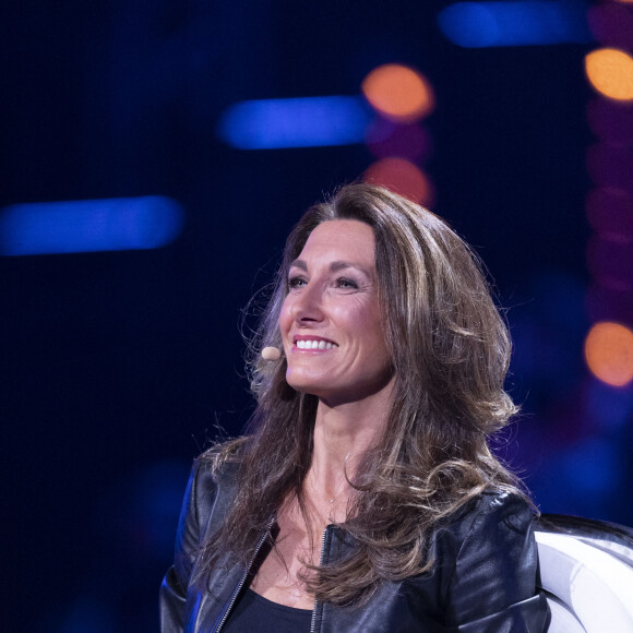 Anne-Claire Coudray - Enregistrement de l'émission "La Chanson secrète 10" diffusée sur TF1 à 21h10 le 22 janvier 2022 © Jacovides- Moreau / Bestimage