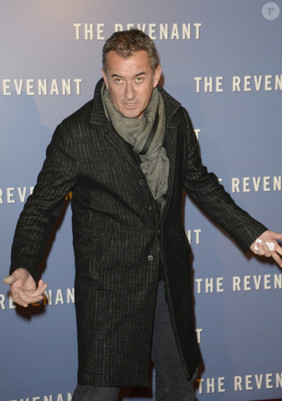 Christophe Dechavanne - Avant-première du film "The Revenant" au Grand Rex à Paris, le 18 janvier 2016. © Coadic Guirec/Bestimage 