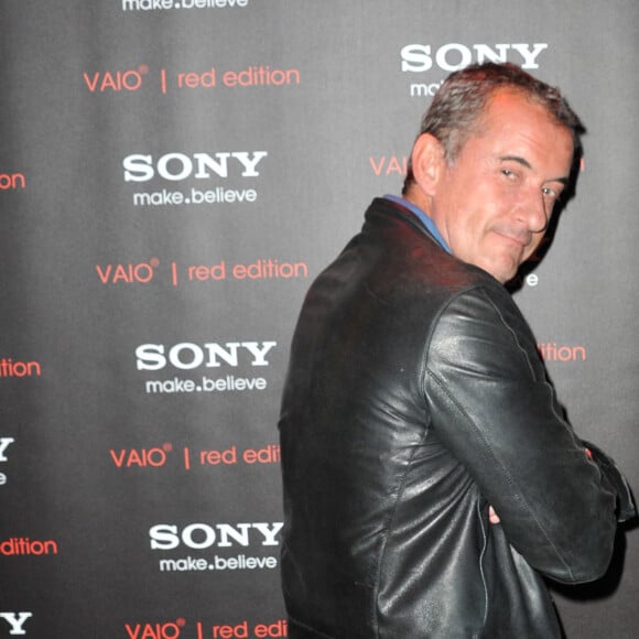 Christophe Dechavanne - Soiree Sony Style a la boutique Sony (39 avenue George V) a Paris le 2 juillet 2013. Sony lance une serie limitee de prestige VAIO®