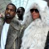 Kanye West et Amber Rose à Paris pour la Fashion Week masculine, le 21 janvier 2010