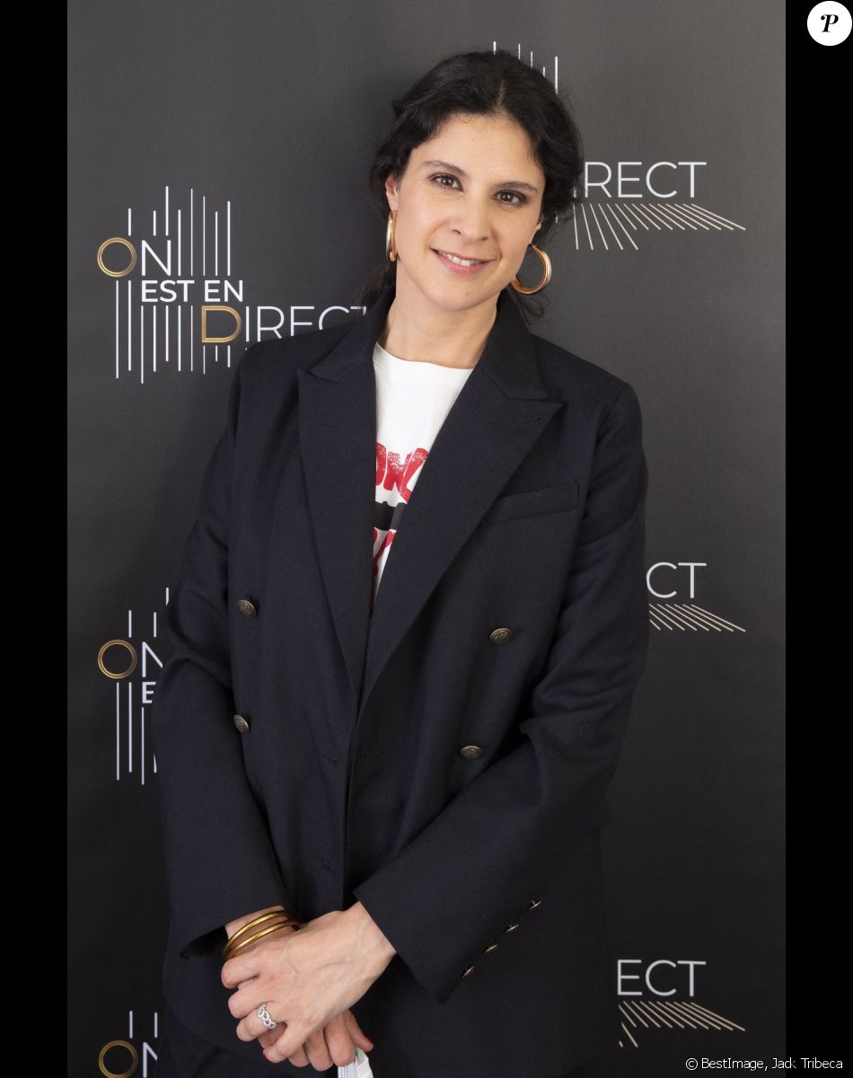 Exclusif - Apolline de Malherbe - Backstage de l'émission "On Est En Direct" (OEED), présentée par L.Ruquier et diffusée en direct le 15 mai 2021 sur France 2. Paris. Le 15 mai 2021. © Jack Tribeca / Bestimage