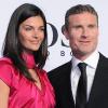 Karen Minier et son compagnon David Coulthard au défilé Hugo Boss à Berlin le 21 janvier 2010