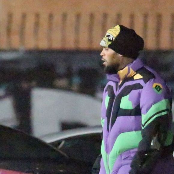 Chris Brown sur le tournage de son dernier clip vidéo à Los Angeles le 3 novembre 2011 