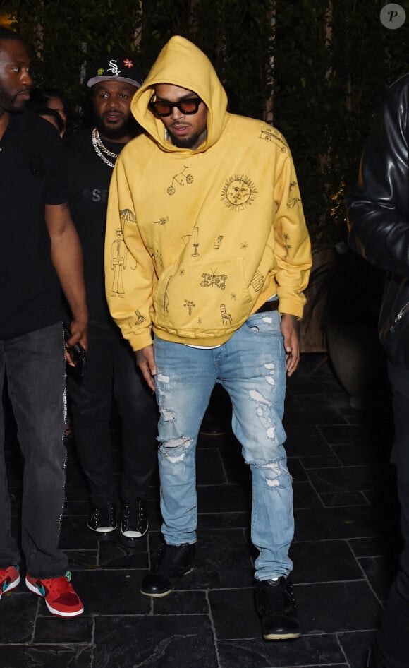 Chris Brown - Les célébrités à la soirée Maxim Hot 100 Event au Highlight Room à Hollywood, Los Angeles, le 13 juillet 2021 