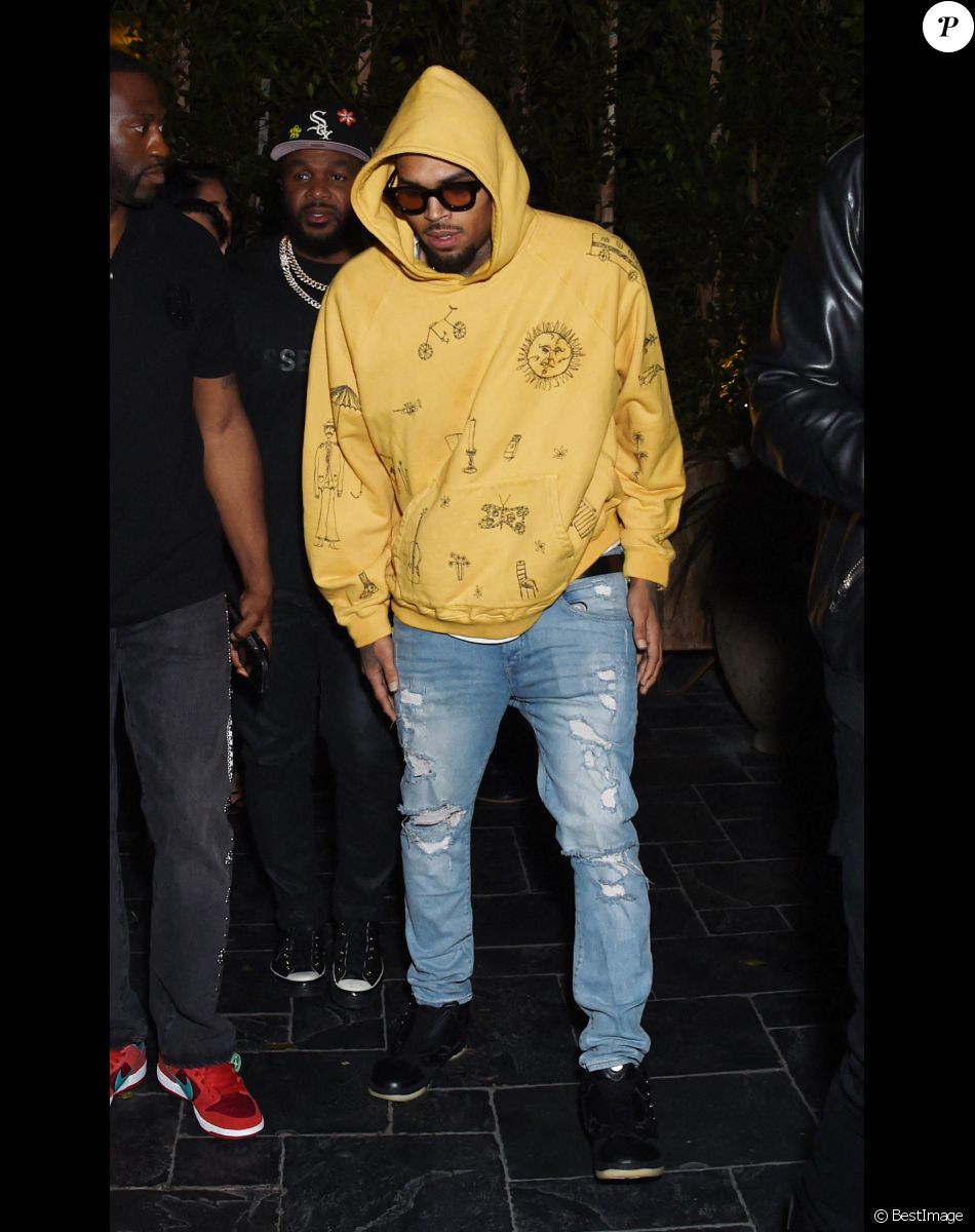 Chris Brown - Les célébrités à la soirée Maxim Hot 100 Event au Highlight Room à Hollywood, Los Angeles, le 13 juillet 2021