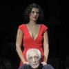 Gérard Darmon et Noémie Kocher lors de la pré-représentation de la pièce Je l'aimais, mise en scène par Patrice Leconte, le 19 janvier 2010