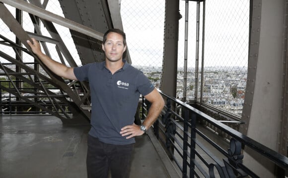 Thomas Pesquet - Conférence de presse en présence de Thomas Pesquet le nouveau parrain d'Aviation Sans Frontières à la Tour Eiffel, Paris le 12 Septembre 2019. © Marc Ausset -Lacroix / Bestimage 