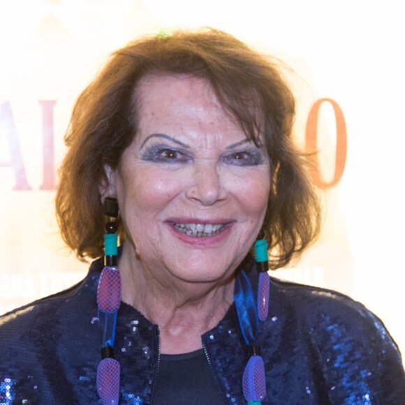 Claudia Cardinale à la première de "Rudy Valentino" à Rome, le 23 mai 2018.