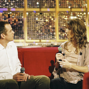 Garou, Céline Dion - Enregistrement de l'émission "Vivement Dimanche" avec C.Dion comme invitée. Le 18 mars 2002 © Patrick Carpentier / Bestimage 