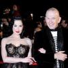 Dita Von Teese et Jean-Paul Gaultier aux NRJ Music Awards, le 23 janvier 2010