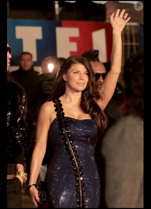 Fergie aux NRJ Music Awards, le 23 janvier 2010