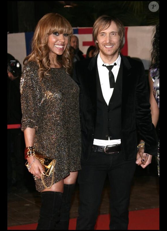 Cathy et David Guetta aux NRJ Music Awards, le 23 janvier 2010