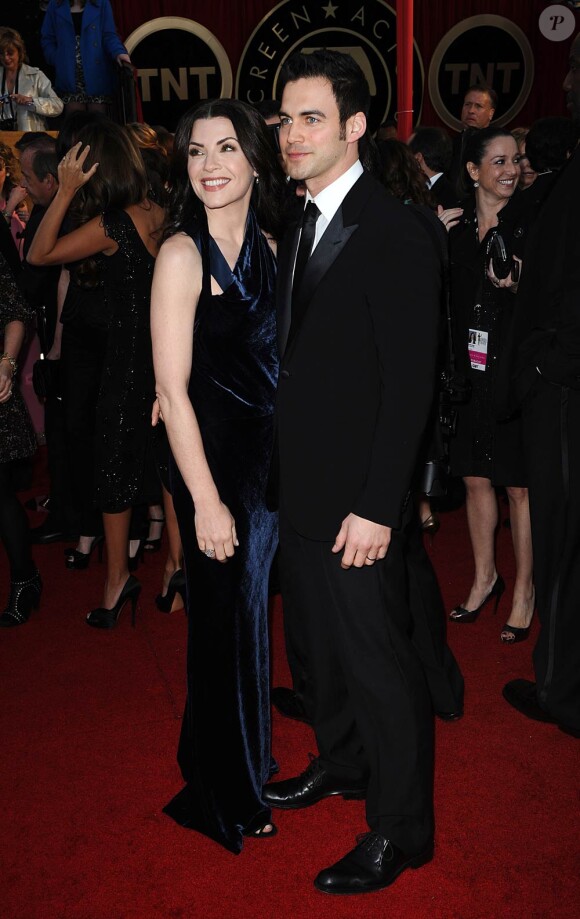 Julianna Margulies et Keith Lieberthal  à la 16ème soirée des Screen Actor Guild Awards à Los Angeles, le 23 janvier 2010