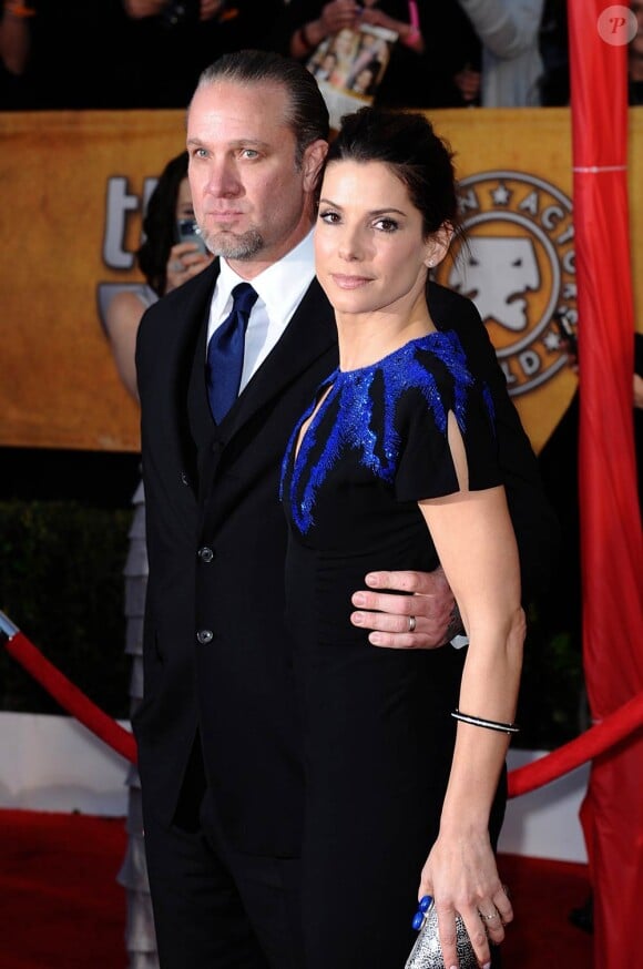 Jesse James et Sandra Bullock à la 16ème soirée des Screen Actor Guild Awards à Los Angeles, le 23 janvier 2010