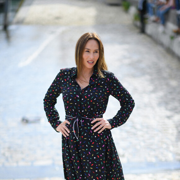 Vanessa Demouy - Photocall lors du Festival de la Fiction de La Rochelle. Le 18 septembre 2021