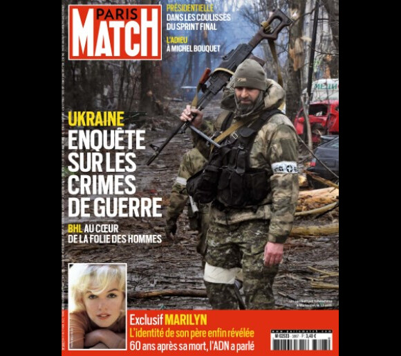 Couverture du dernier Paris Match où se trouve l'interview de Louis Bertignac. @ Paris Match