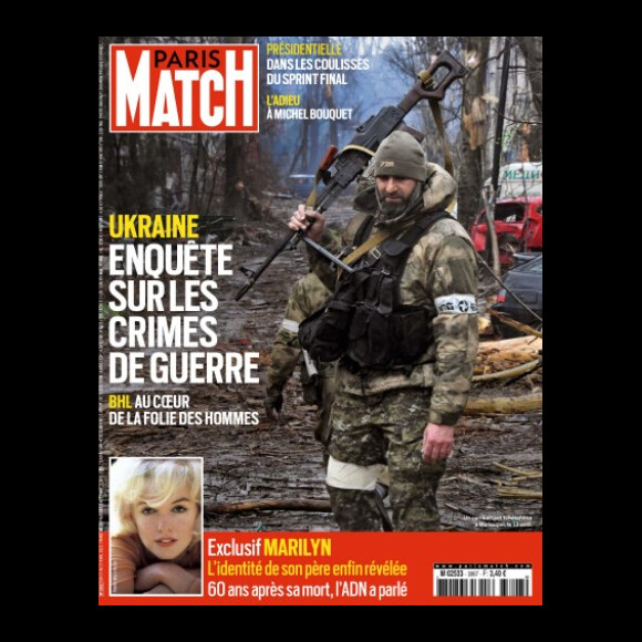 Couverture du dernier Paris Match où se trouve l'interview de Louis Bertignac. @ Paris Match