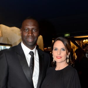 Omar Sy et sa femme Hélène - 11ème cérémonie des Globes de Cristal au Lido à Paris, le 30 janvier 2017. © Rachid Bellak/Bestimage 