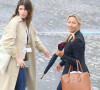 Anne-Sophie Lapix - Défilé militaire du 14 juillet en présence du président de la République Emmanuel Macron, de la première dame Brigitte Macron, du Premier ministre J. Castex et des membres du gouvernement, place de la Concorde à Paris, le 14 juillet 2021.